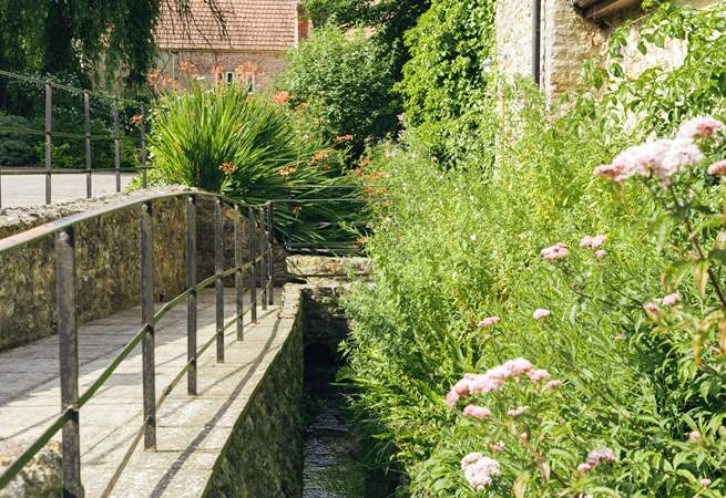 The sound of water is so soothing.