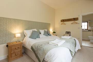 All the beds can be made up as twins or super-king sized doubles.