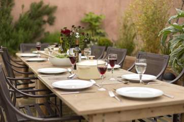 Enjoy long lazy lunches or evenings under the stars.