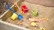 There is even a sandpit for the younger children.