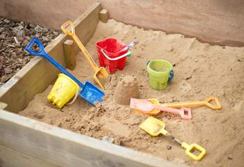 There is even a sandpit for the younger children.