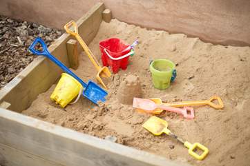 There is even a sandpit for the younger children.