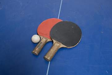 ....and you can challenge each other to a game of table-tennis.