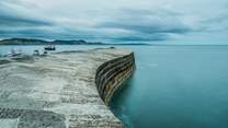 Lyme Regis is just across the boarder and worth a visit.