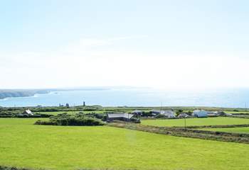 From St Agnes Beacon behind the property you can climb up and look back over Stargazy Skies all the way down the coast to St Ives.