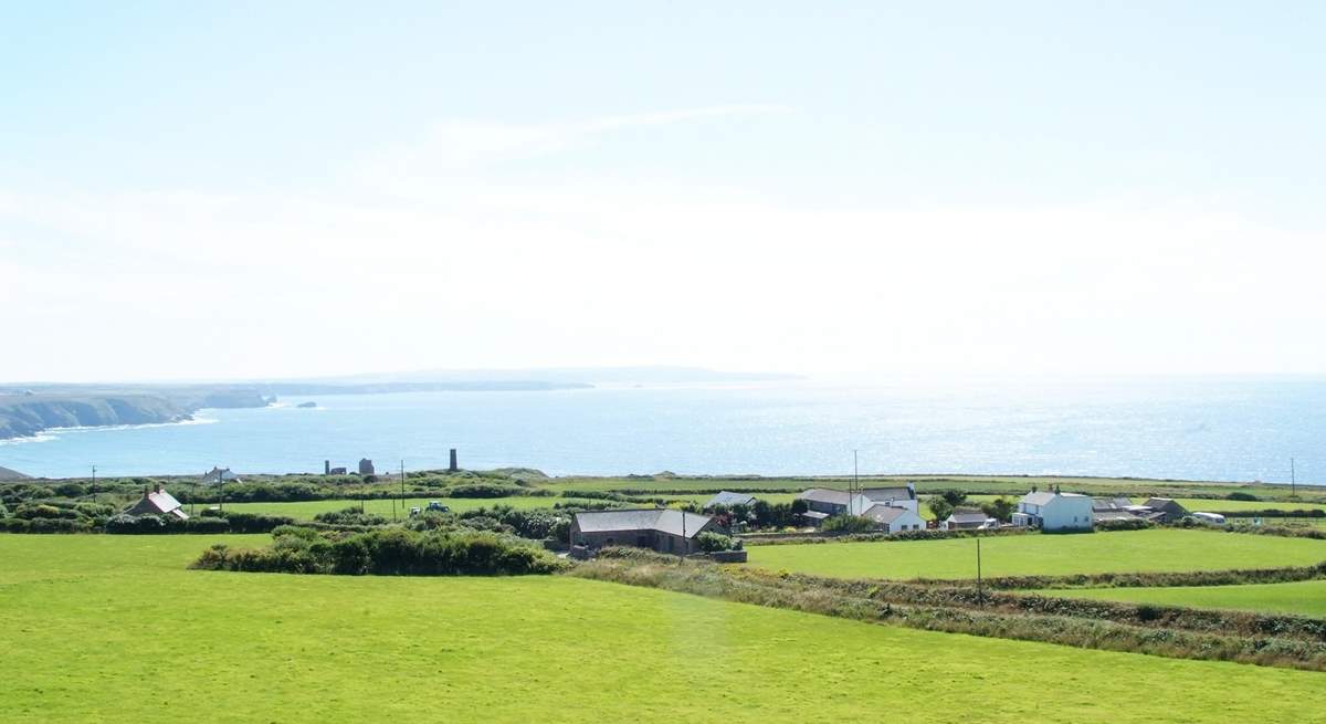 From St Agnes Beacon behind the property you can climb up and look back over Stargazy Skies all the way down the coast to St Ives.