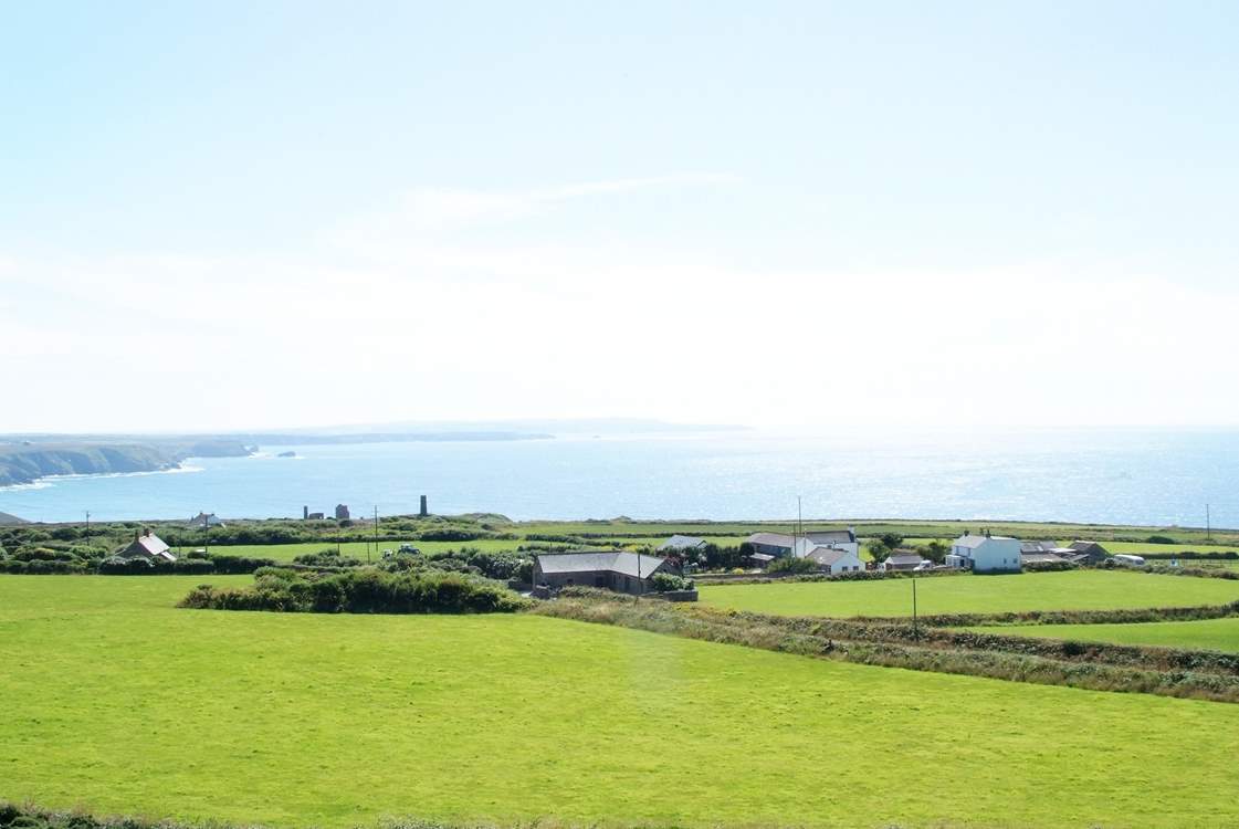 From St Agnes Beacon behind the property you can climb up and look back over Stargazy Skies all the way down the coast to St Ives.