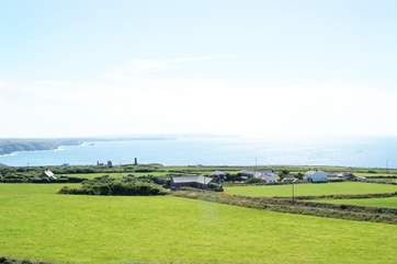 From St Agnes Beacon behind the property you can climb up and look back over Stargazy Skies all the way down the coast to St Ives.