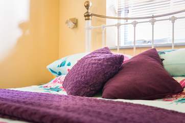 Lovely warm colours and soft snuggly cushions.
