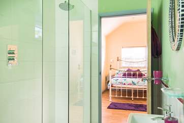 There's a big shower cubicle as well as a deep bath for relaxing soaks after long coastal walks.