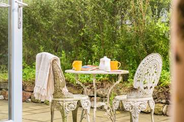 A perfect place for outdoor meals on sunny days.