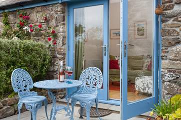 A perfect place for outdoor meals on sunny days.