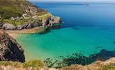 Trevaunance Cove is simply gorgeous and just up the coast from Chapel Porth. - Thumbnail Image