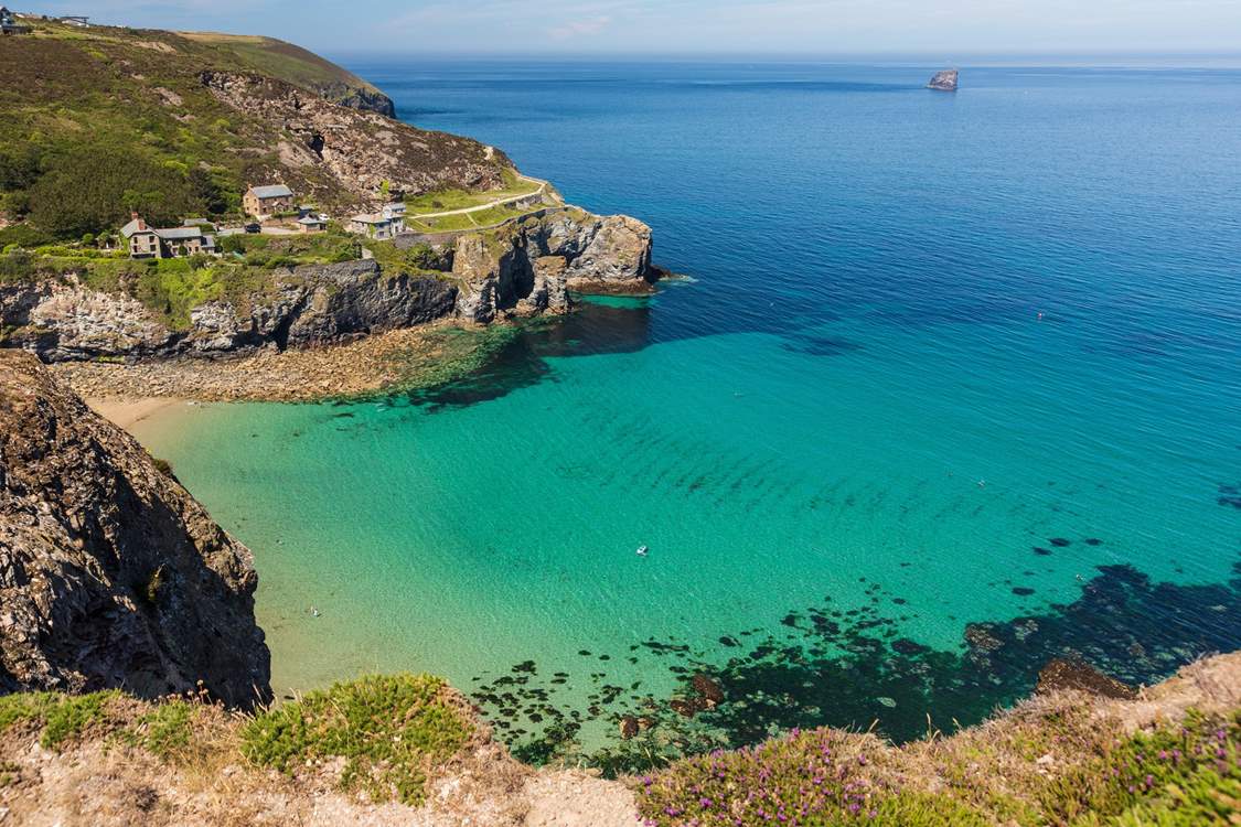 Trevaunance Cove is simply gorgeous and just up the coast from Chapel Porth.