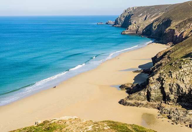 Chapel Porth is a stunning sandy beach.