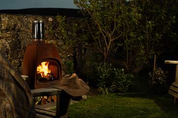 And in the evening, light the wood-burner for the most romantic of settings.