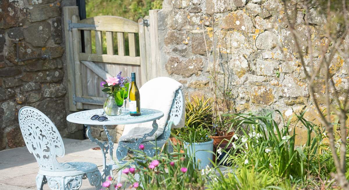 Sit in the Cornish sunshine and enjoy the fresh air. 