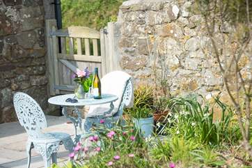 Sit in the Cornish sunshine and enjoy the fresh air.