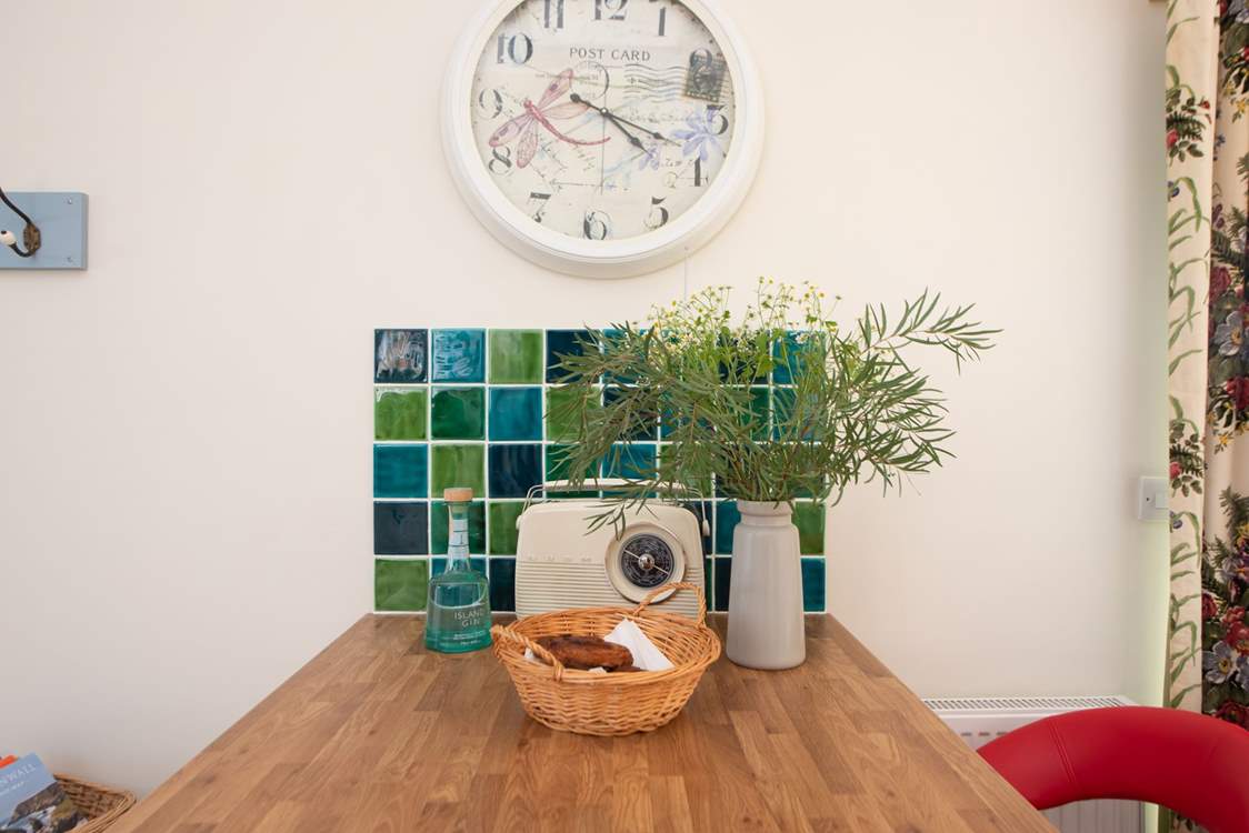 There are lots of homely touches through out.