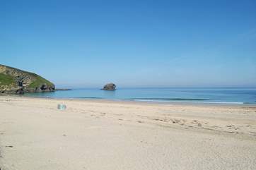On a sunny spring or autumn day, you might even have a beach all to yourself!