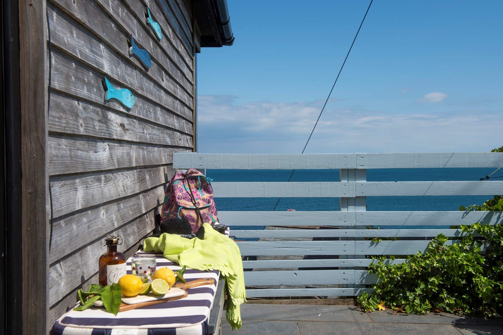 Sit in the Cornish sunshine and enjoy holiday treats. 