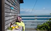 Sit in the Cornish sunshine and enjoy holiday treats.  - Thumbnail Image