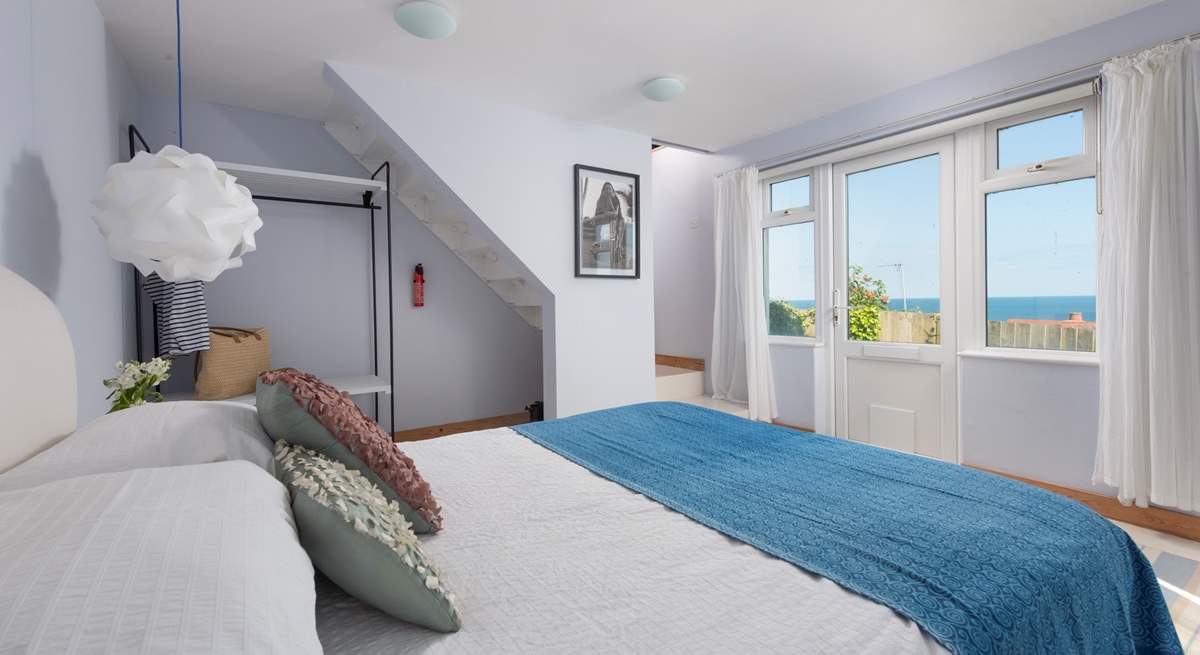 Bedroom 2 on the lower ground floor.