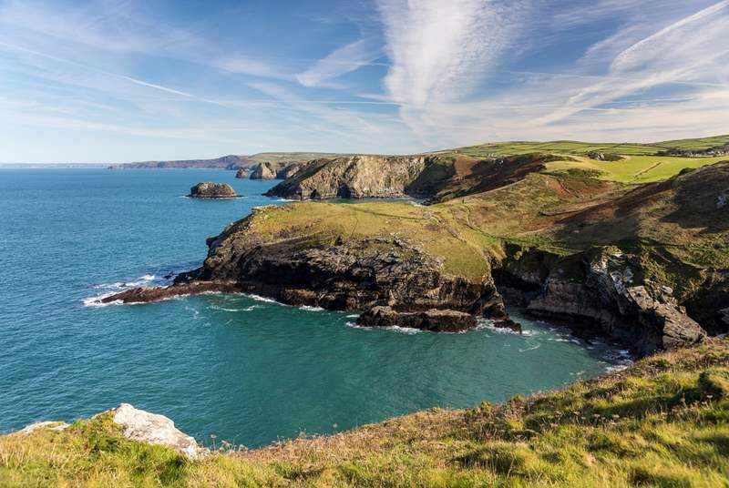 The fabulous walks of the north and south coastal path.