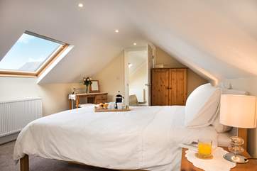 The delightful bedroom.