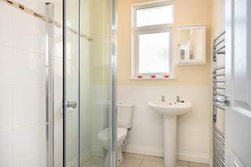 The cottage has a shower-room on the ground floor.