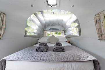 The gorgeous bedroom area.