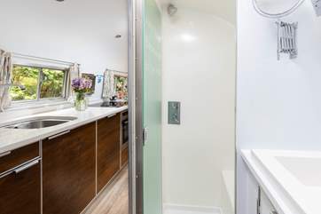 The shower is the perfect wake up in the morning.