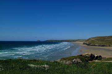 Perranporth beach.