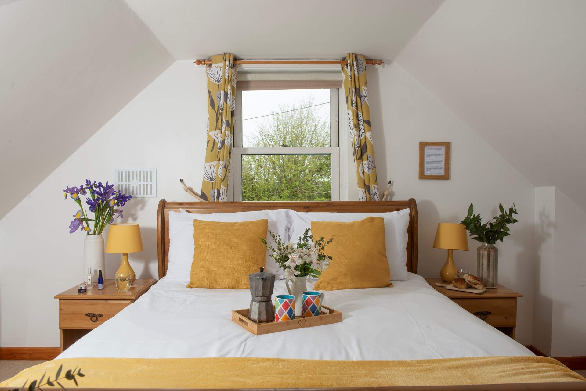 Breakfast in bed, yes please. 