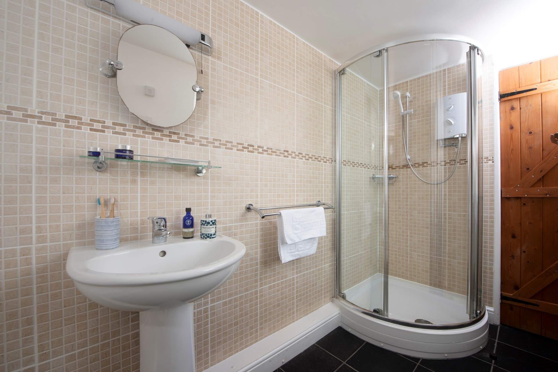 The handy ground floor shower-room.