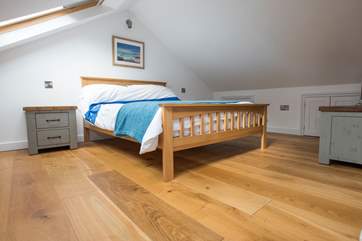 The master bedroom on the second floor.