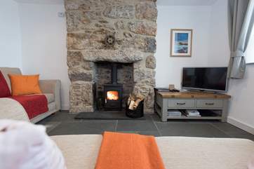 Rest in front of the wood-burner.