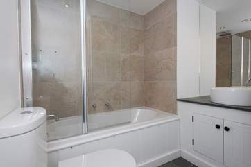 The bathroom.