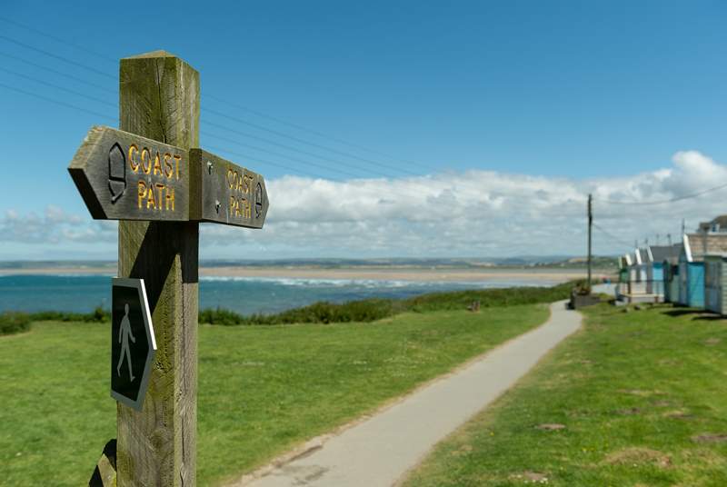 It is easy to pick up the South West Coastal Path from here.