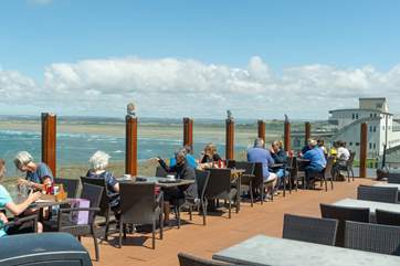 Just down the road is the Pier House. A wonderful cheerful pub with lots of outside seating.