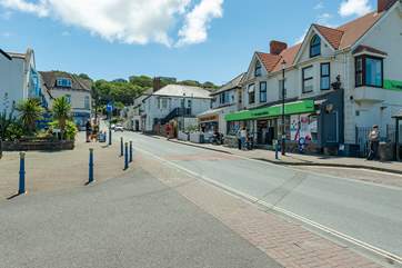 This is the little centre of Westward Ho!