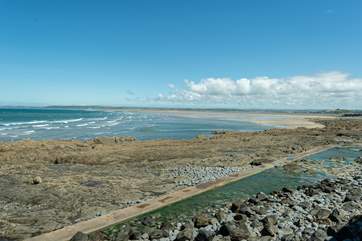 There is a large natural sea pool just along from the apartment and lots of rock pools to explore.