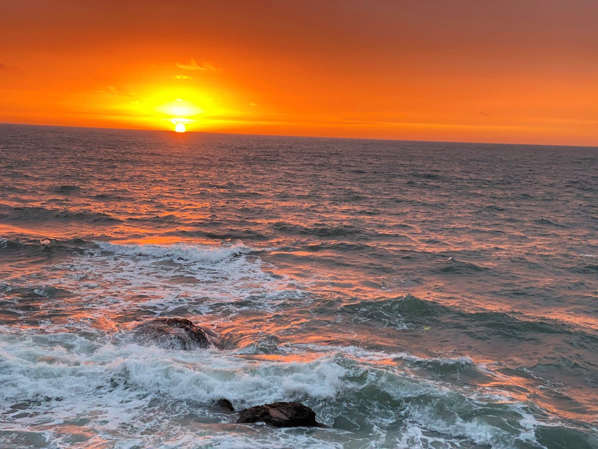 Enjoy beautiful sunsets and the ever changing ocean views from your balcony.