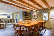 The dining-area in the main kitchen.