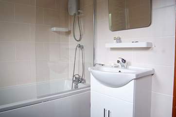 The bathroom.