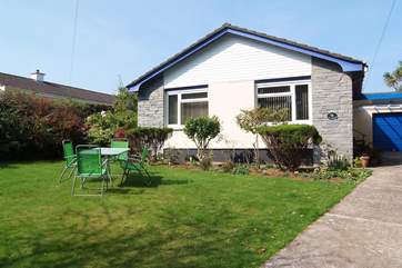 Dine al fresco in Trevail's garden.