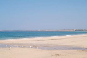 The stunning beach at Carbis Bay.