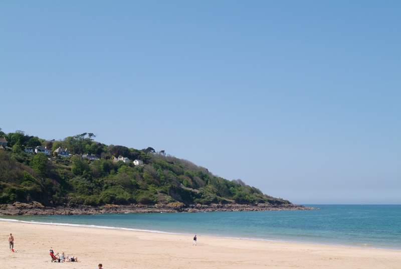 Carbis Bay beach, just one mile from Trevail.