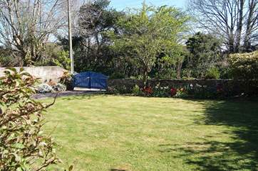 The front lawn.