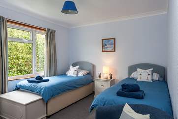 The twin bedroom.